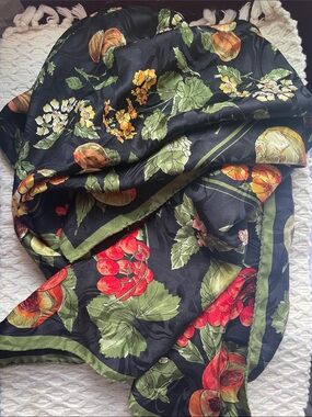VTG SILK JACQUARD SCARF